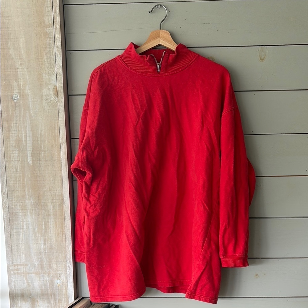 Vintage Walkabouts Mock Neck Sweatshirt | size large